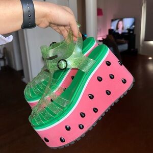 WATERMELON sugar thrillz jelly platforms